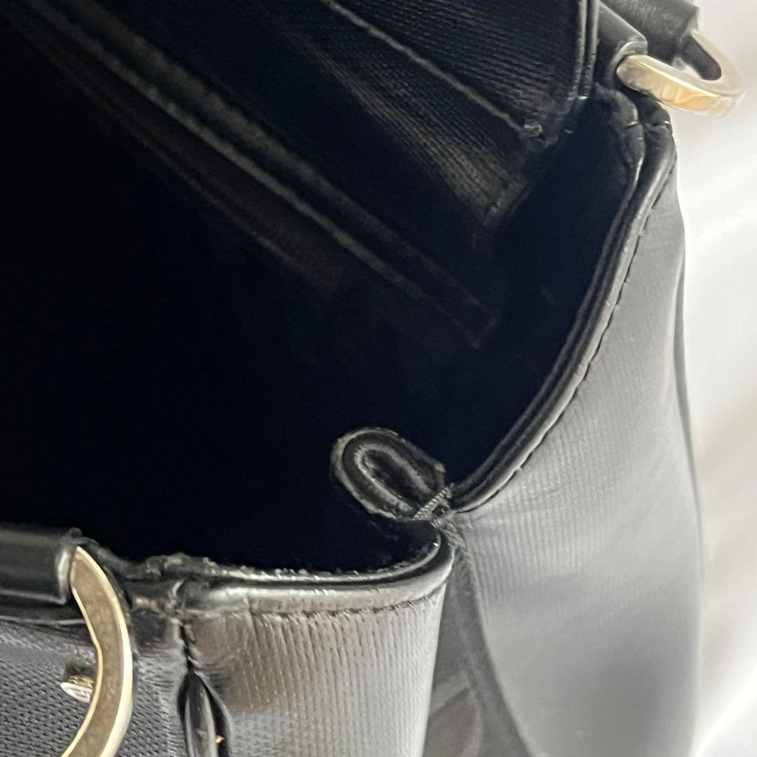 ✨極美品✨　Christian Dior ハードコア　ハンドバッグ　レザー　黒