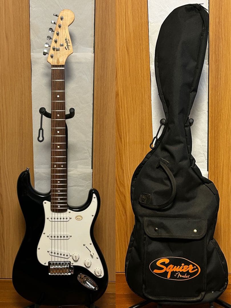 すぐ使えるSquier ストラトキャスター Bullet シリーズ ブラック