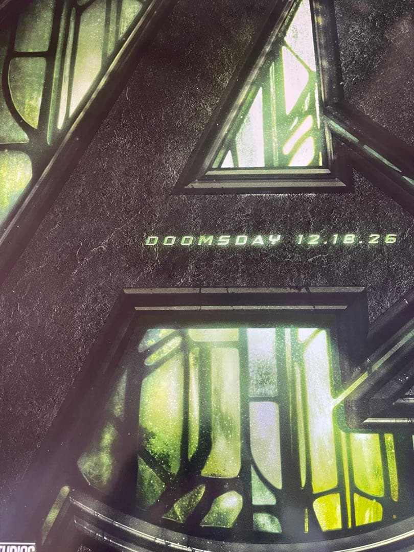 *枚数限定*映画館用両面印刷ポスターUS版:アベンジャーズ/ドゥームズデイ