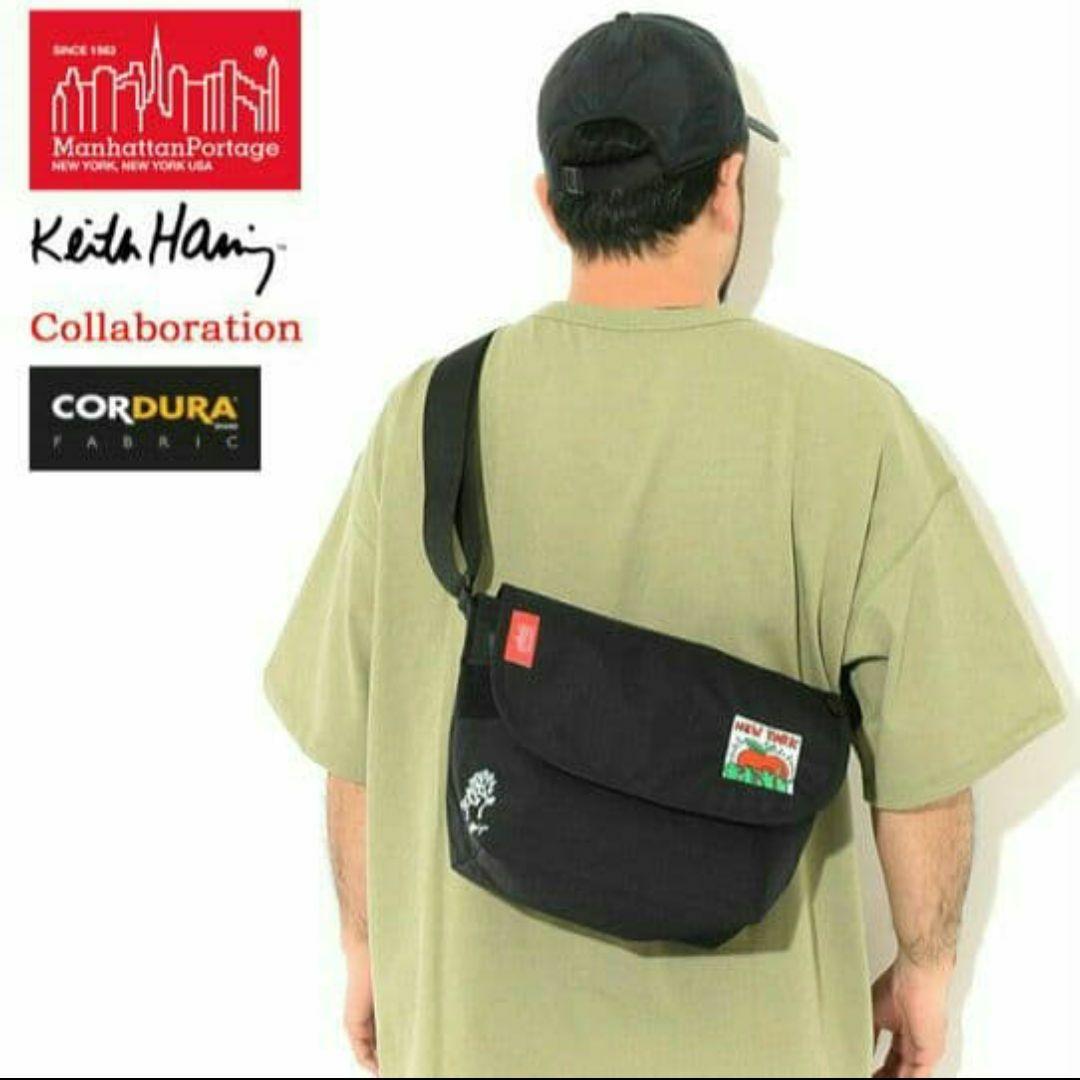 希少 マンハッタンポーテージ × キースへリング コラボ メッセンジャーバック