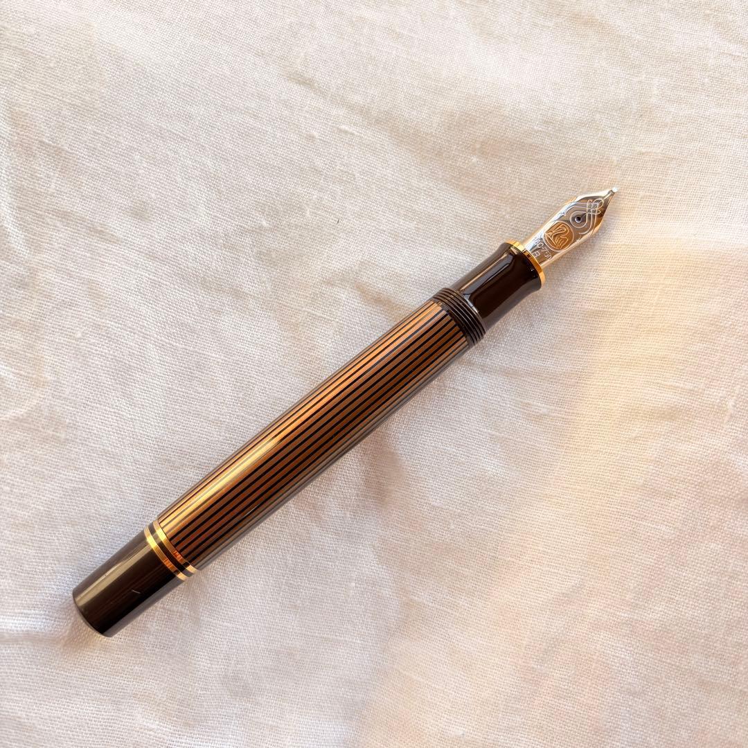 ペリカン 万年筆 スーベレーン M800 ブラウンブラック 18C-750B