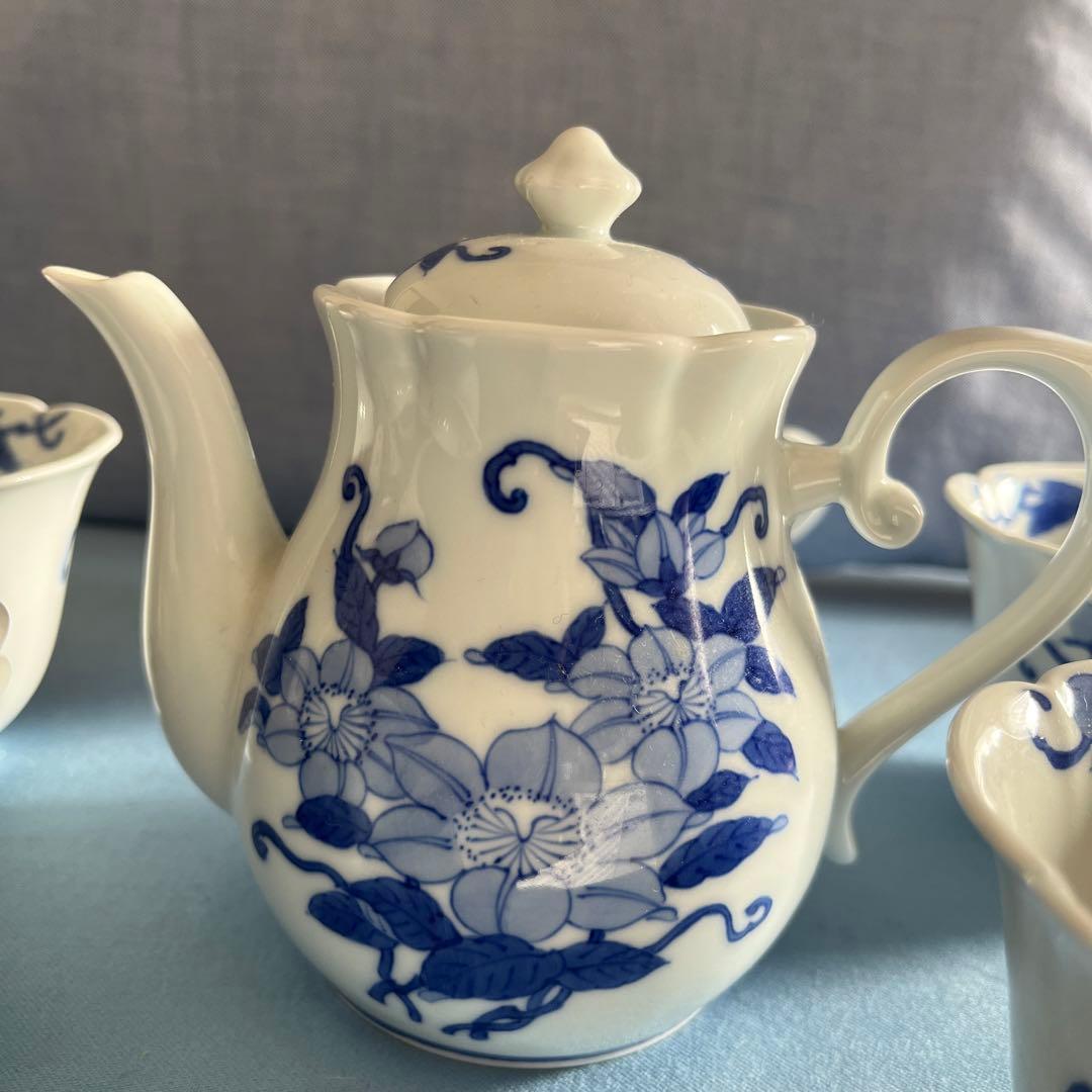 幸楽釜　ティーポット　カップ　セット