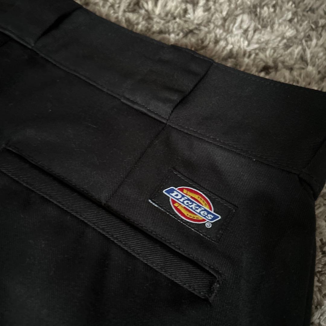 ok.soon×Dickies ブラック ワイドチノ