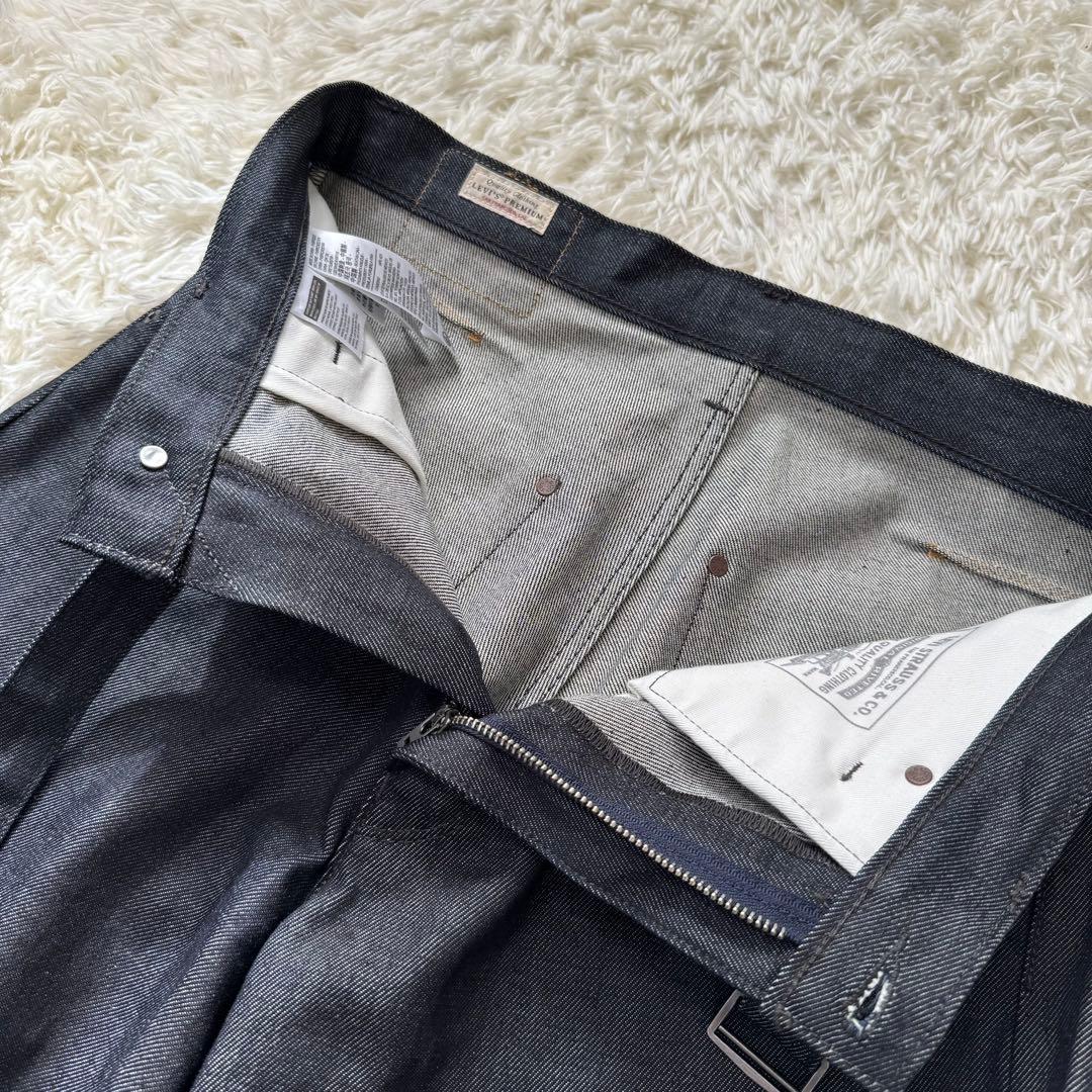 【極美品】 Levi's EDIFICE 別注バギー ワイドデニム W32