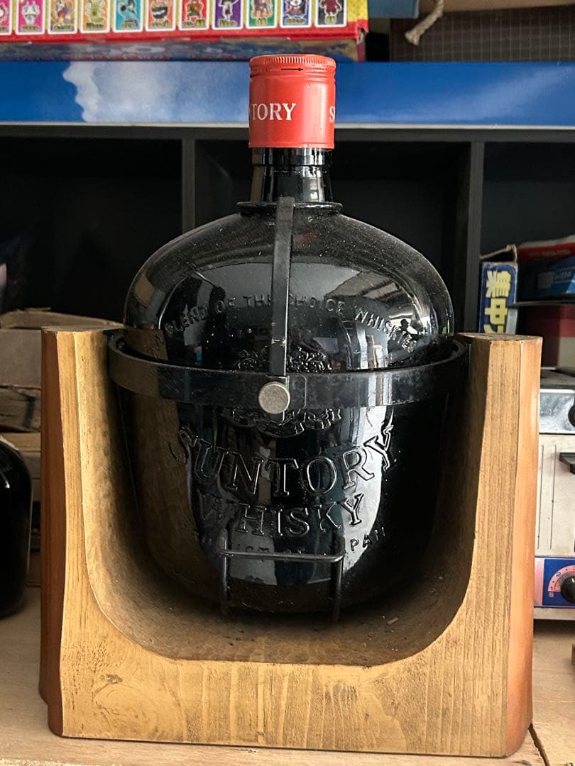 4リットル　希少　台座付き　開栓済み　サントリーオールド　寿　コトブキ　中身あり