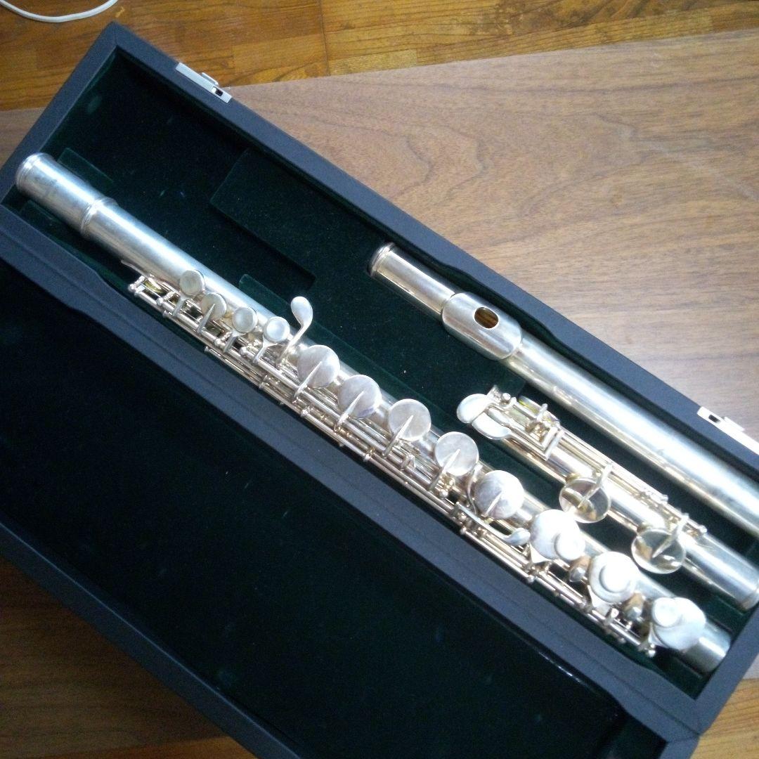 アルトフルート 頭部管銀製　パールフルート