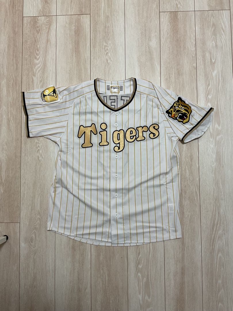 阪神タイガース 立石正広 総刺繍ゴールドユニフォーム(M)【新品未使用品】