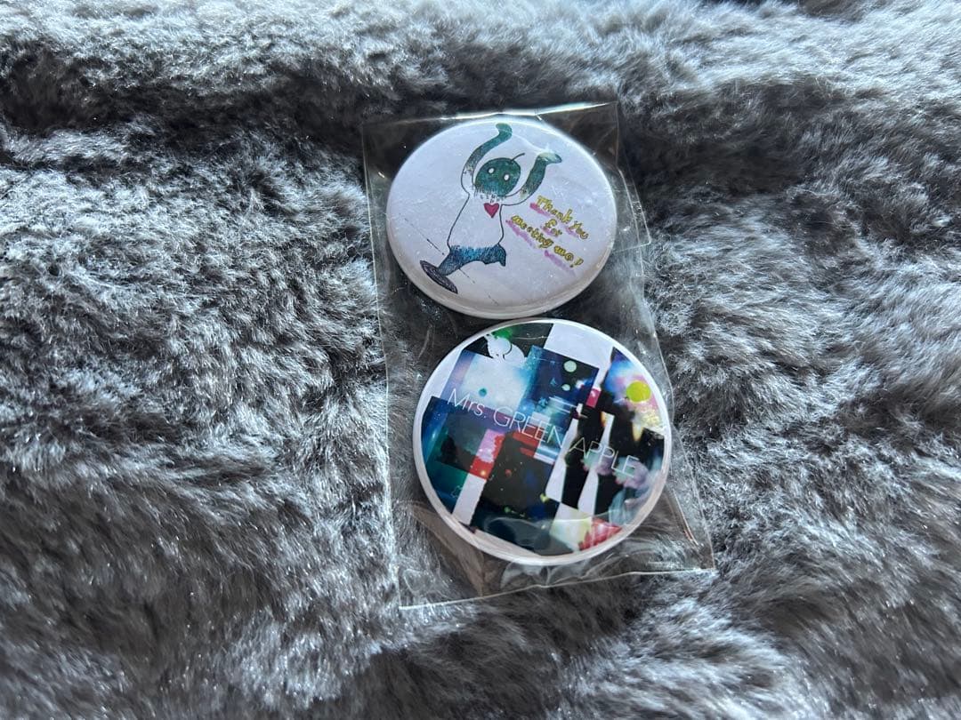 限定割引【大森元貴手書き】ミセスグリーンアップル缶バッジ 2個セット