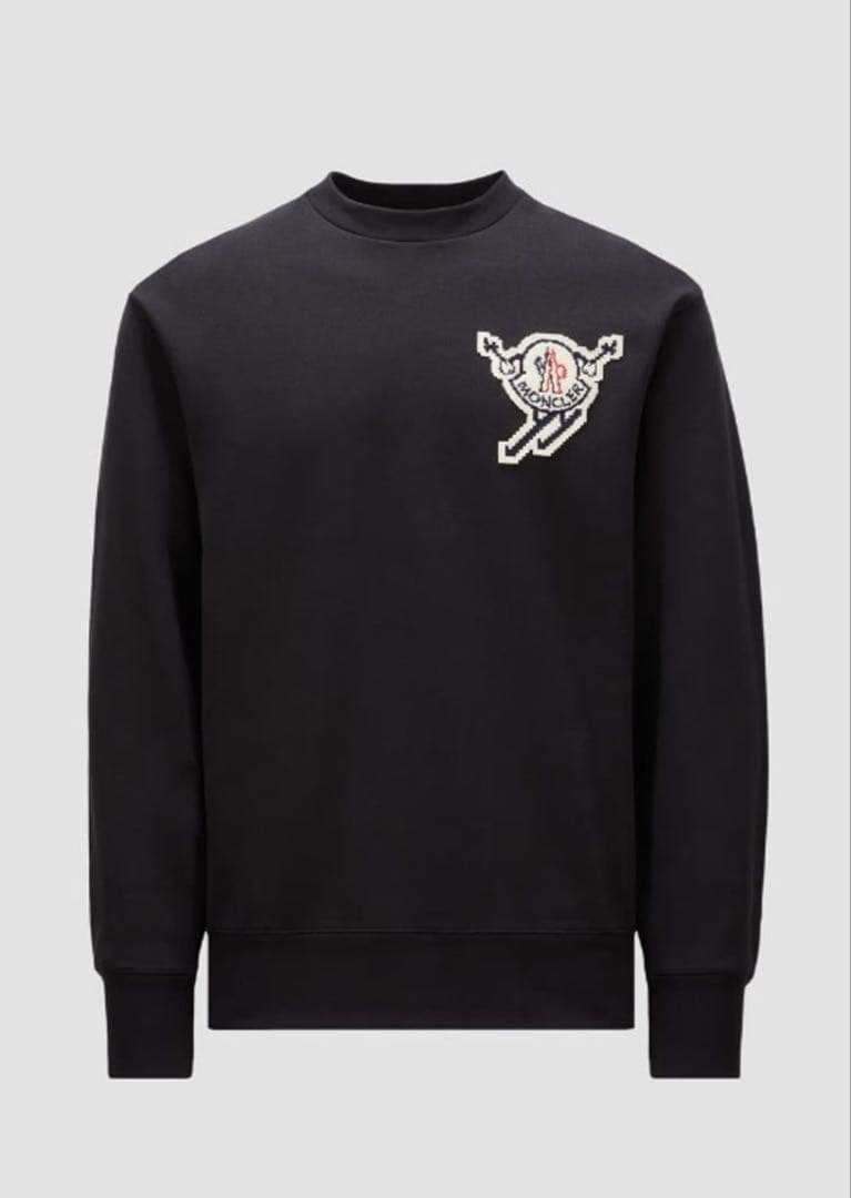 美品　MONCLER スキー　ワッペン付き　ロゴ　トレーナー