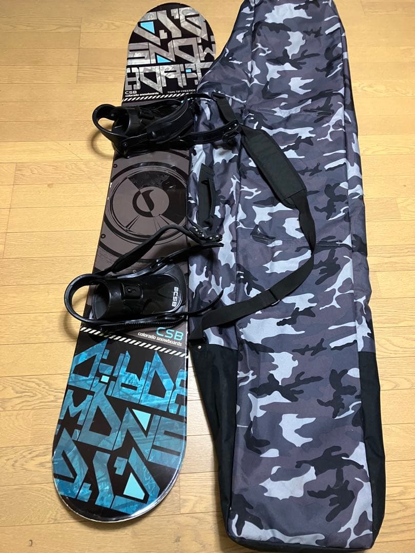 処分セール　CSB スノーボードセット ビンディングL/Mサイズ