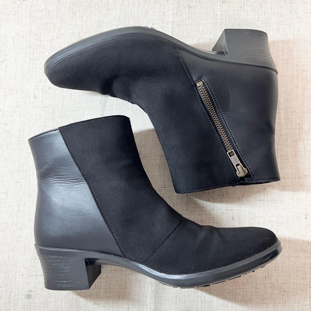 極美品★TOP DRY ショートブーツ ゴアテックス サイドジップ 3E 幅広