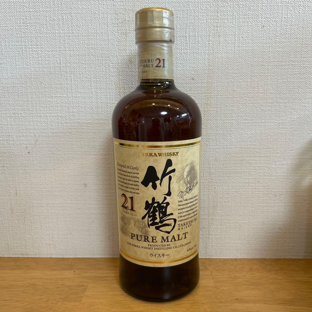 大幅値下げ　ニッカウヰスキー　竹鶴 21年 ピュアモルトウイスキー
