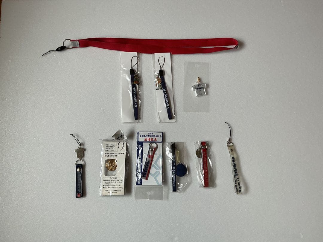 横浜高校甲子園出場記念グッズ6点＋横浜高校関連グッズ4点