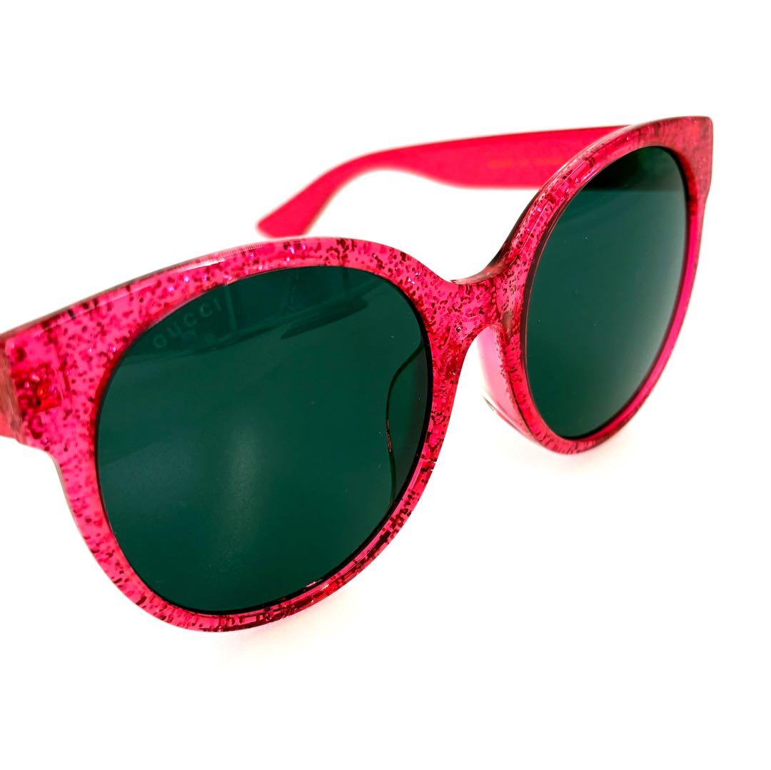 ✨未使用品✨GUCCI グッチ　サングラス　GG0035SA 005 ピンクラメ