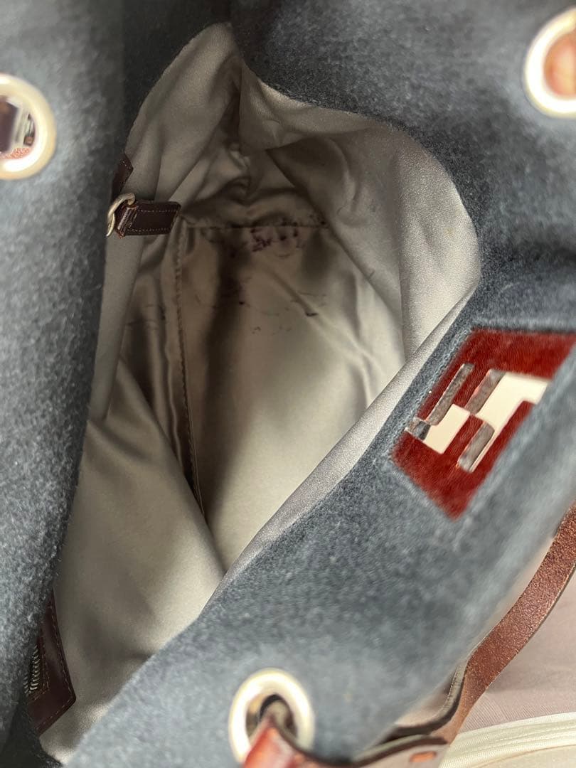 FENDI カシミアトートバッグ