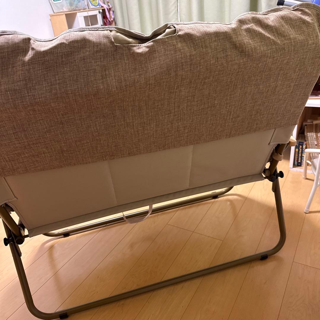 ロゴス　Tradcanvas チェアfor2 クッション付き