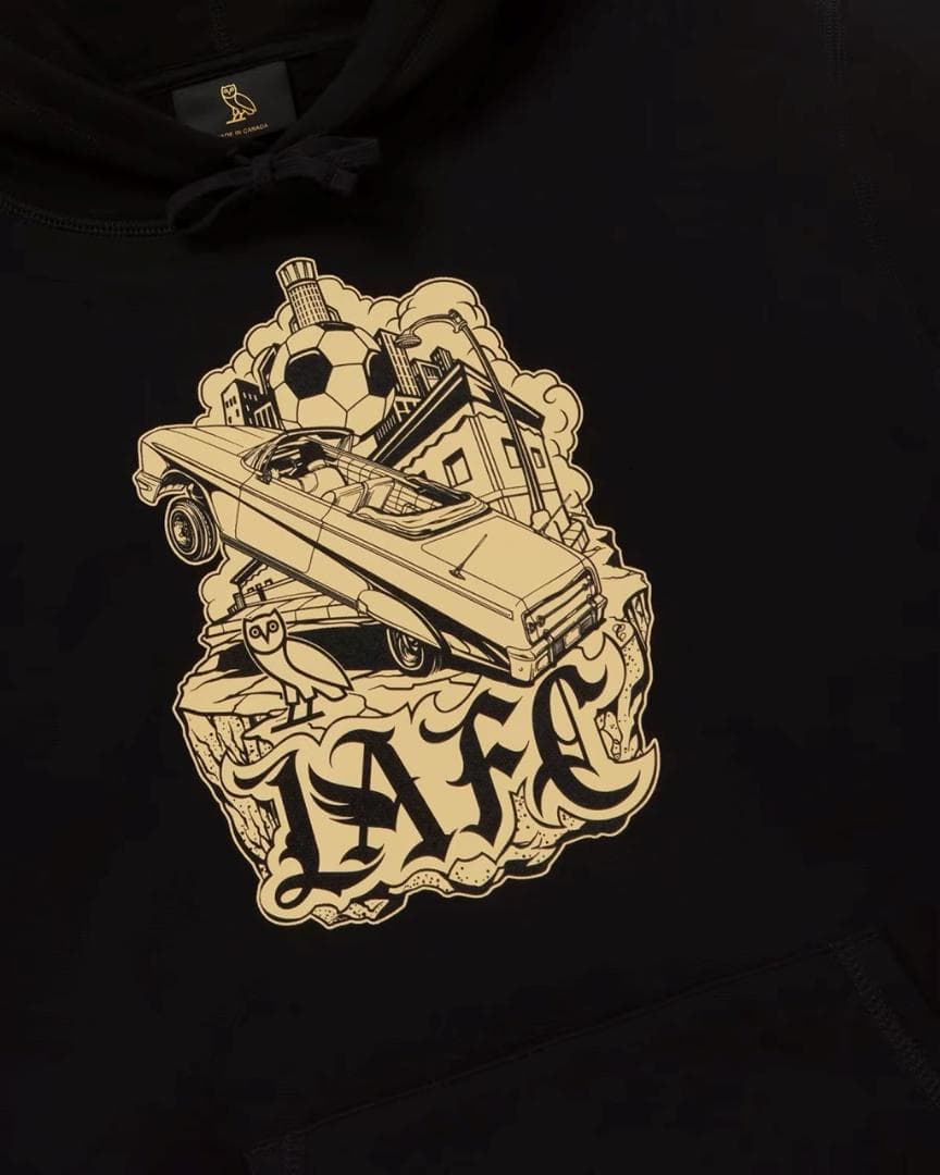 MC OVO MLS LOS ANGELES FC HOODIE BLACK 黒