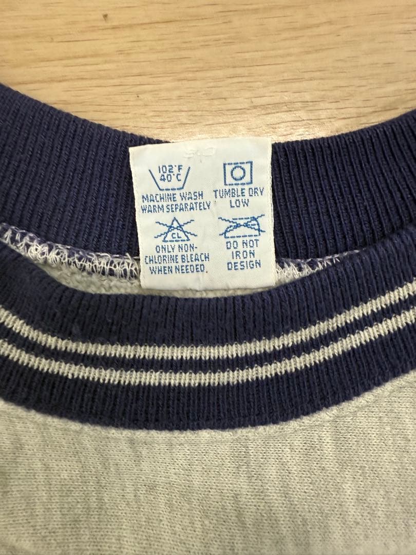 90s Champion グレー ロゴスウェット リバースウィーブ