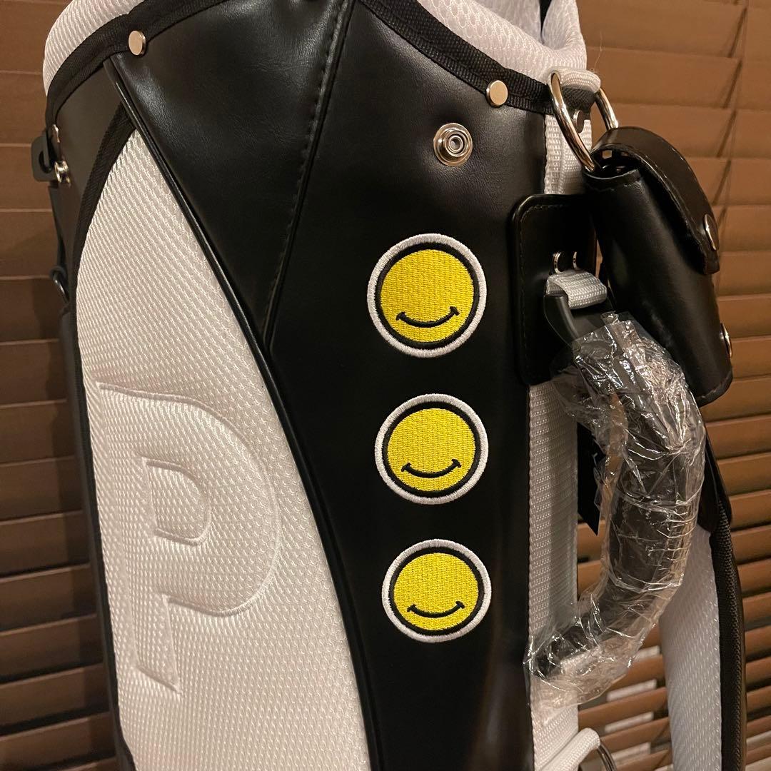 【即発送】PEARLY GATESパーリーゲイツ キャディバッグ ゴルフバッグ黒