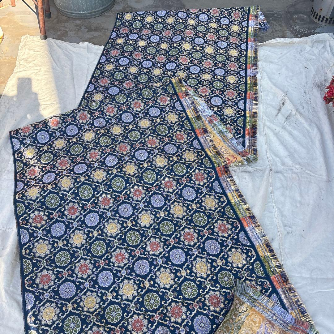 広巾金通唐草結燭甲 10尺　300×70