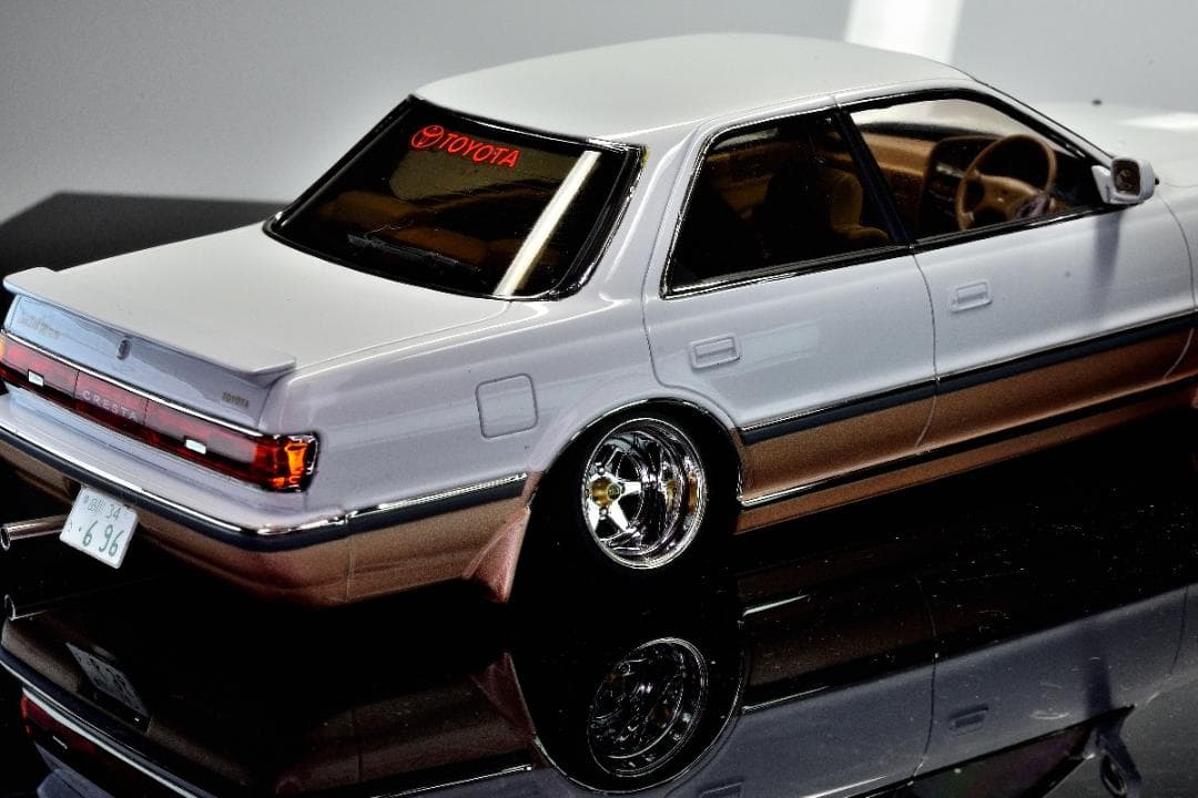 【1/24アオシマ】JZX81クレスタ スーパールーセントG
