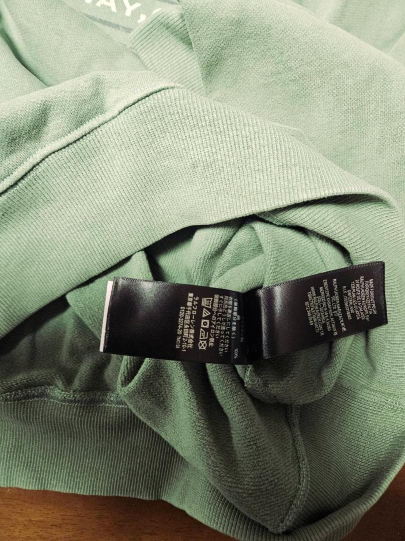 hirosu6966　DOUBLE RL オリーブグリーン スウェットXL