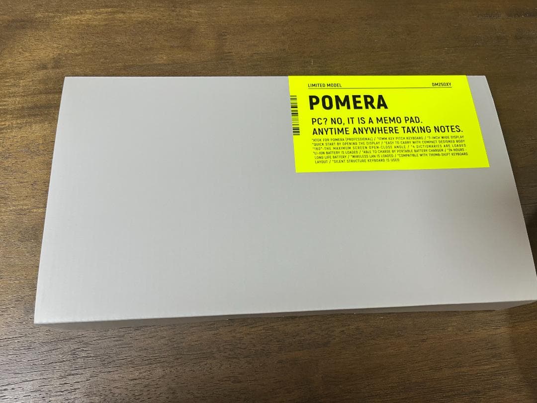 【新品】キングジム ポメラDM250XY Crystal Neon Yellow