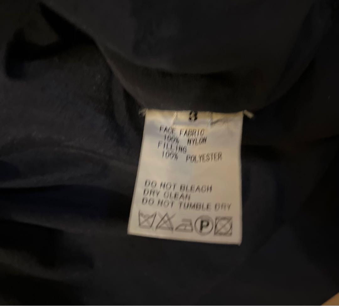 ARAN ナイロンタフタ ライナーベスト ネイビー サイズ3