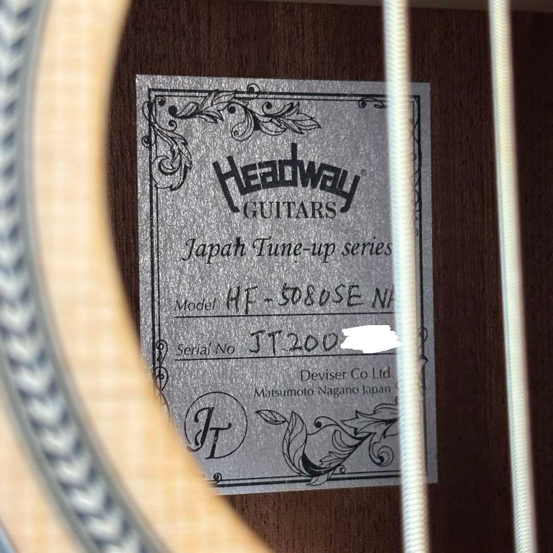 Headway HF-5080SE アコースティックギター エレアコ
