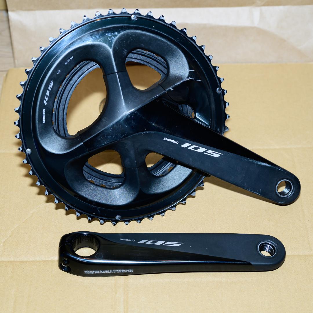 【良品】Shimano 105 クランクセット 52-36T 11速