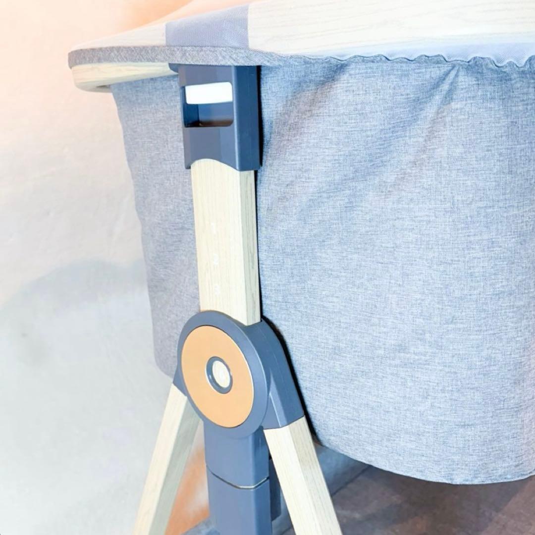 【2024年購入】HZDMJ ベビーベッド グレー