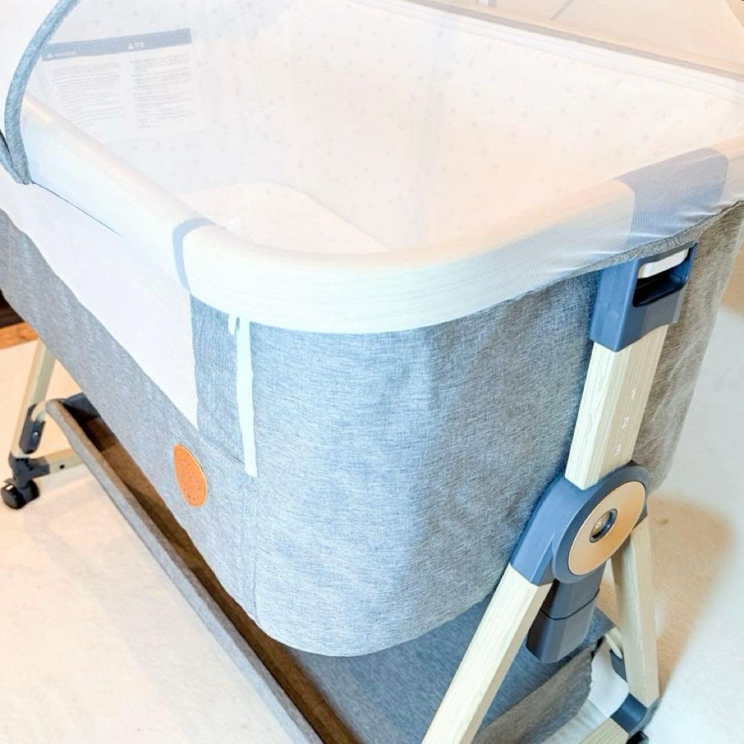 【2024年購入】HZDMJ ベビーベッド グレー