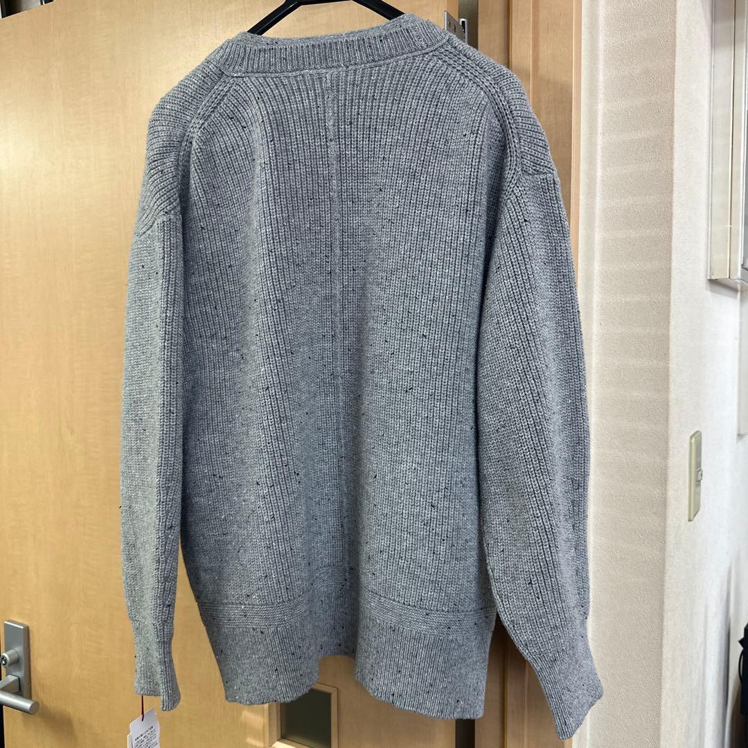 Dignite collier グレー ジップアップカーディガン