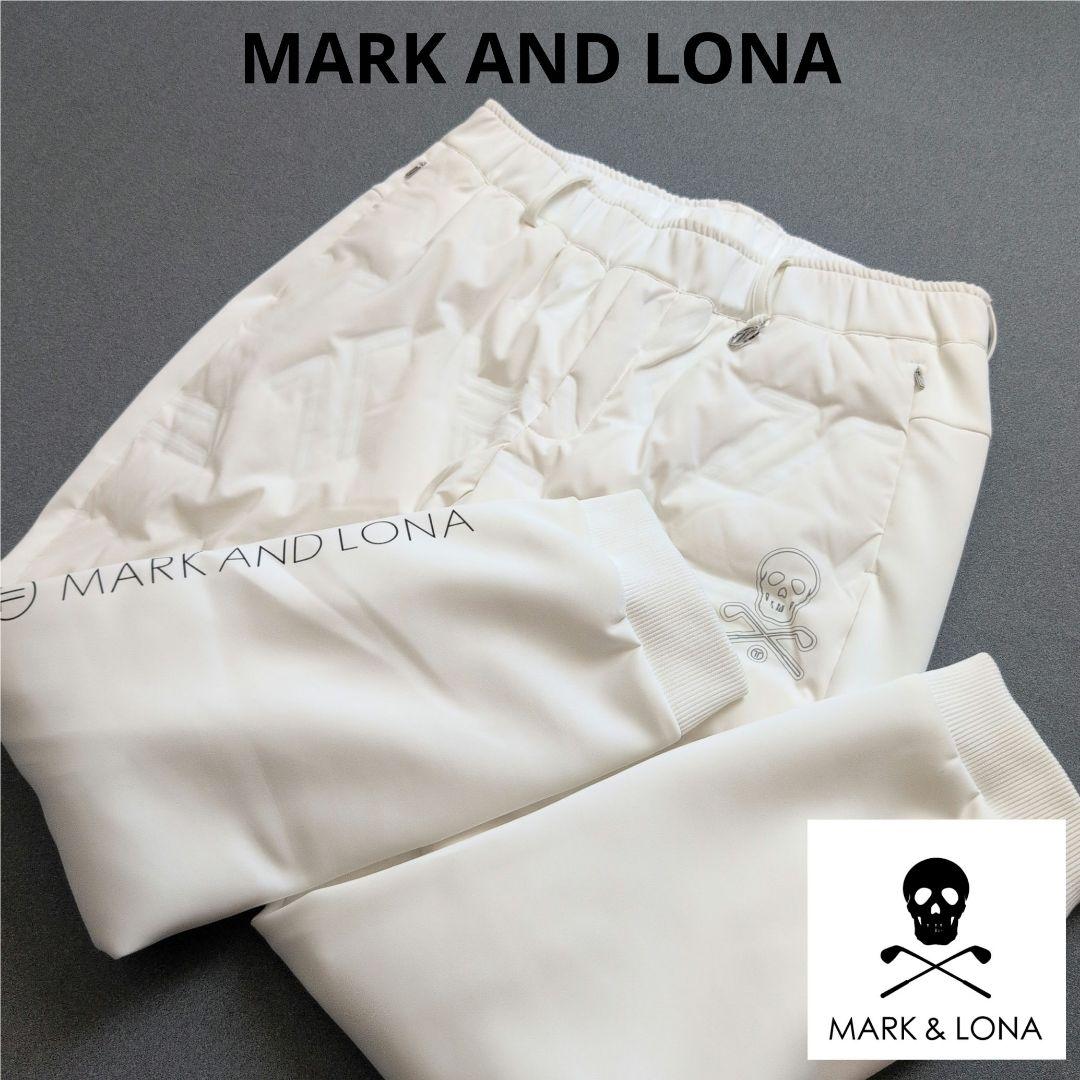 【極美品】マークアンドロナゴルフ　ダウンパンツ　裾リブ　冬　50