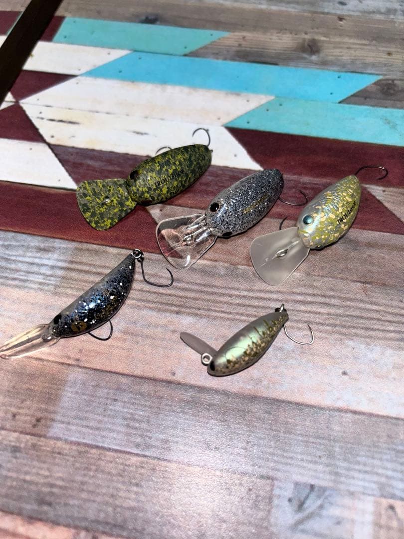 エリアトラウト　ラッキークラフト　ミニシケ　オオツカオリカラセット