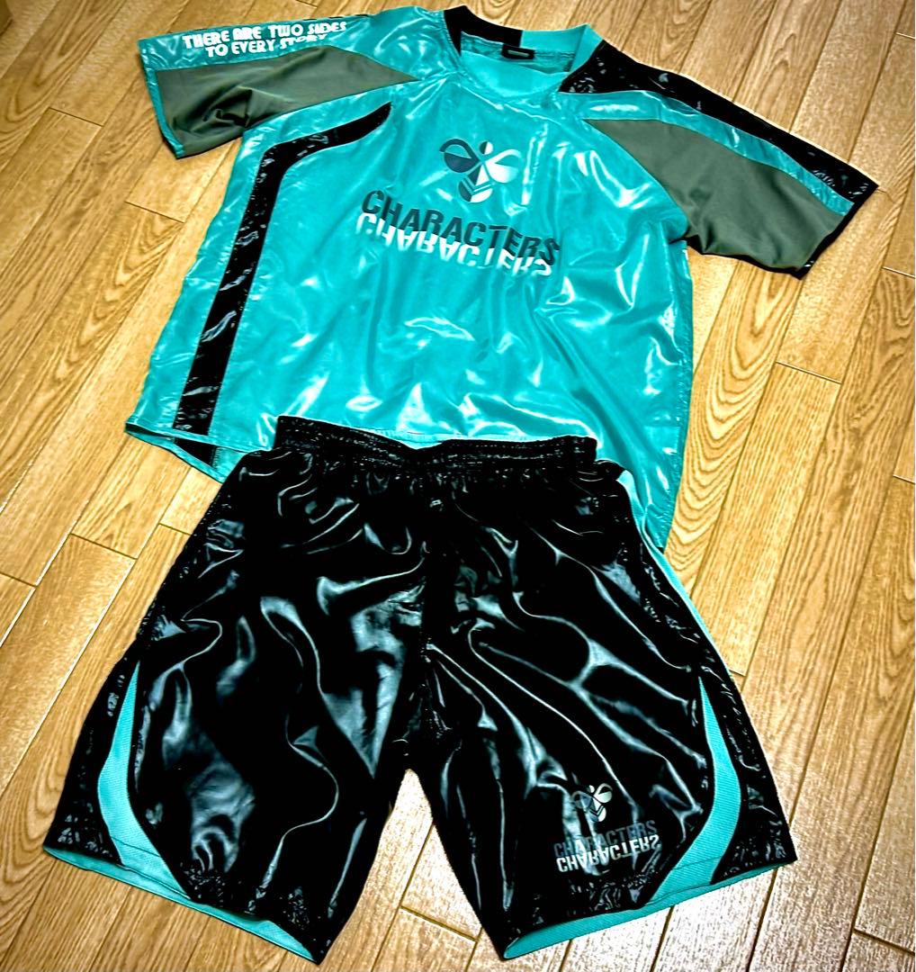 ヒュンメル サッカー フットサル ピステ ハーフ 上下セット