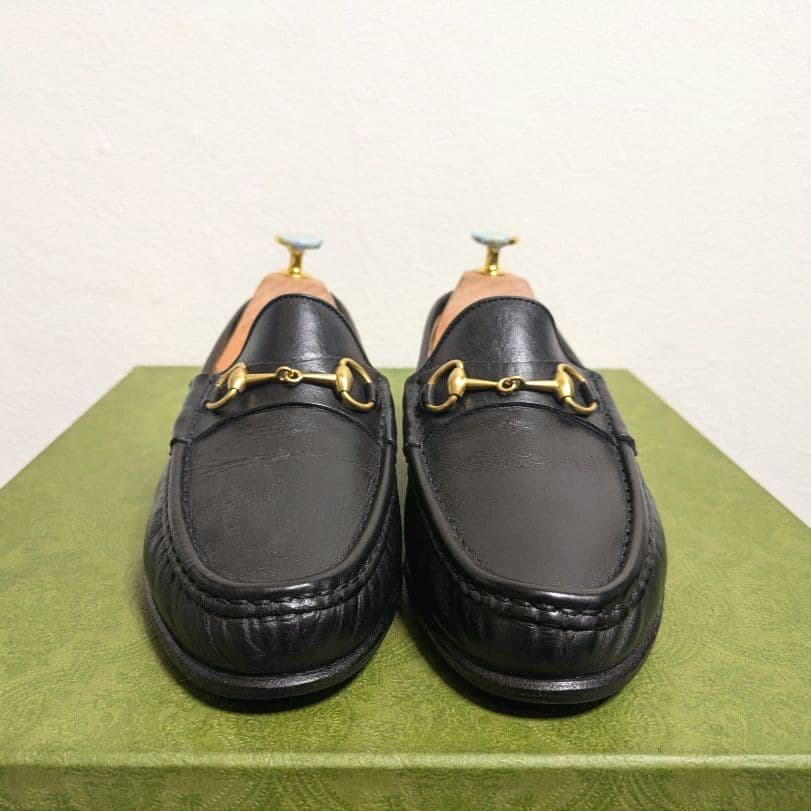 専用　美品　GUCCI　ホースビットローファー　黒　36 1/2