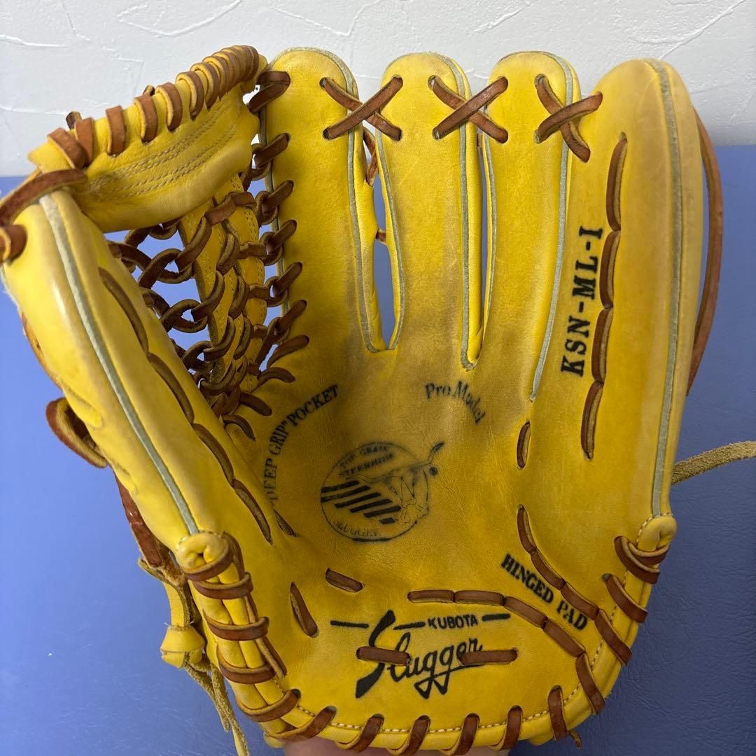 Sugger KSN-ML-1 軟式グローブ イエロー