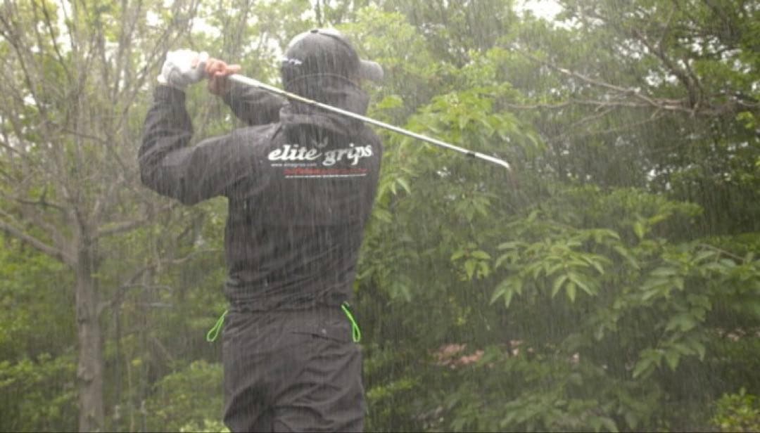 新品　エリートグリップ　レインウエア　フードなし ブラック　サイズM