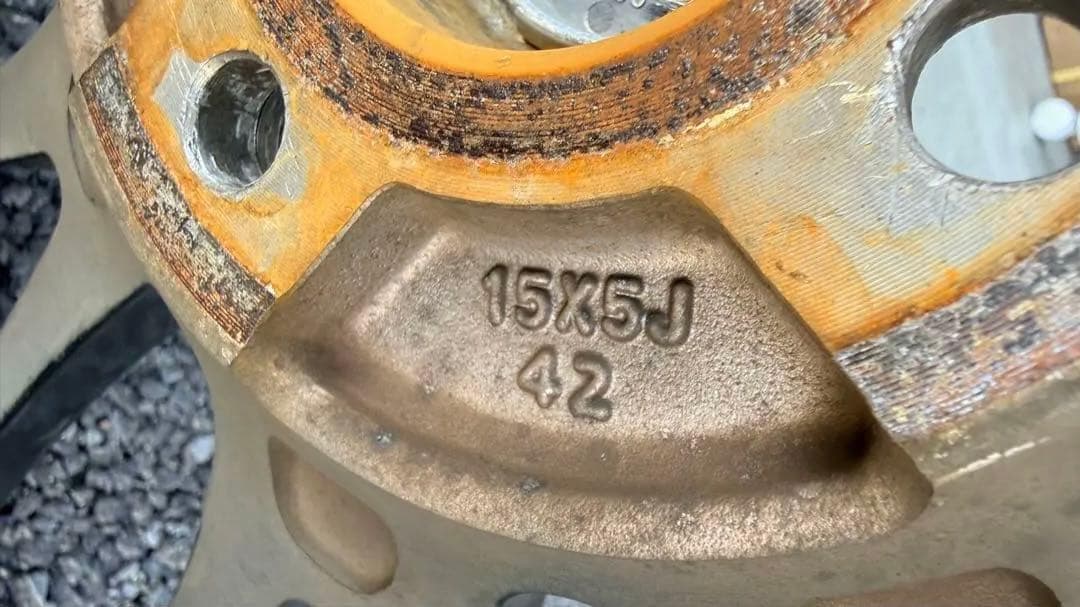 WORK STEEZ 15×5J+42　2本　②