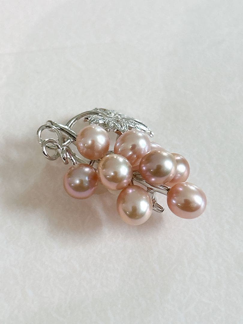 【MIKIMOTO】K18 パール ブローチ⟡.·*.