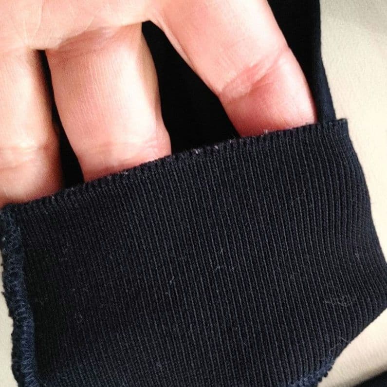 LEONARD◆レオナールスポーツ長袖ポロシャツ L　ブラック系