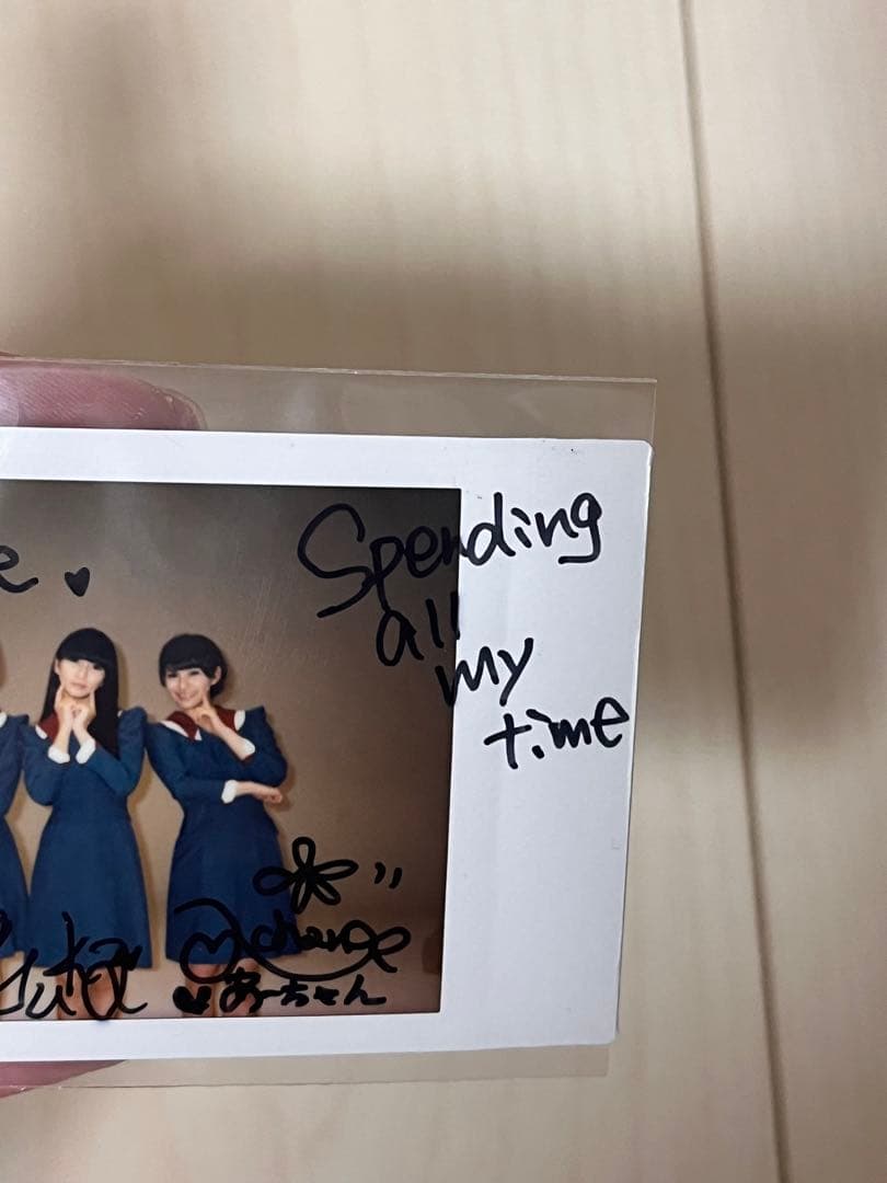 J*1様 Perfume サイン　チェキ　当選品