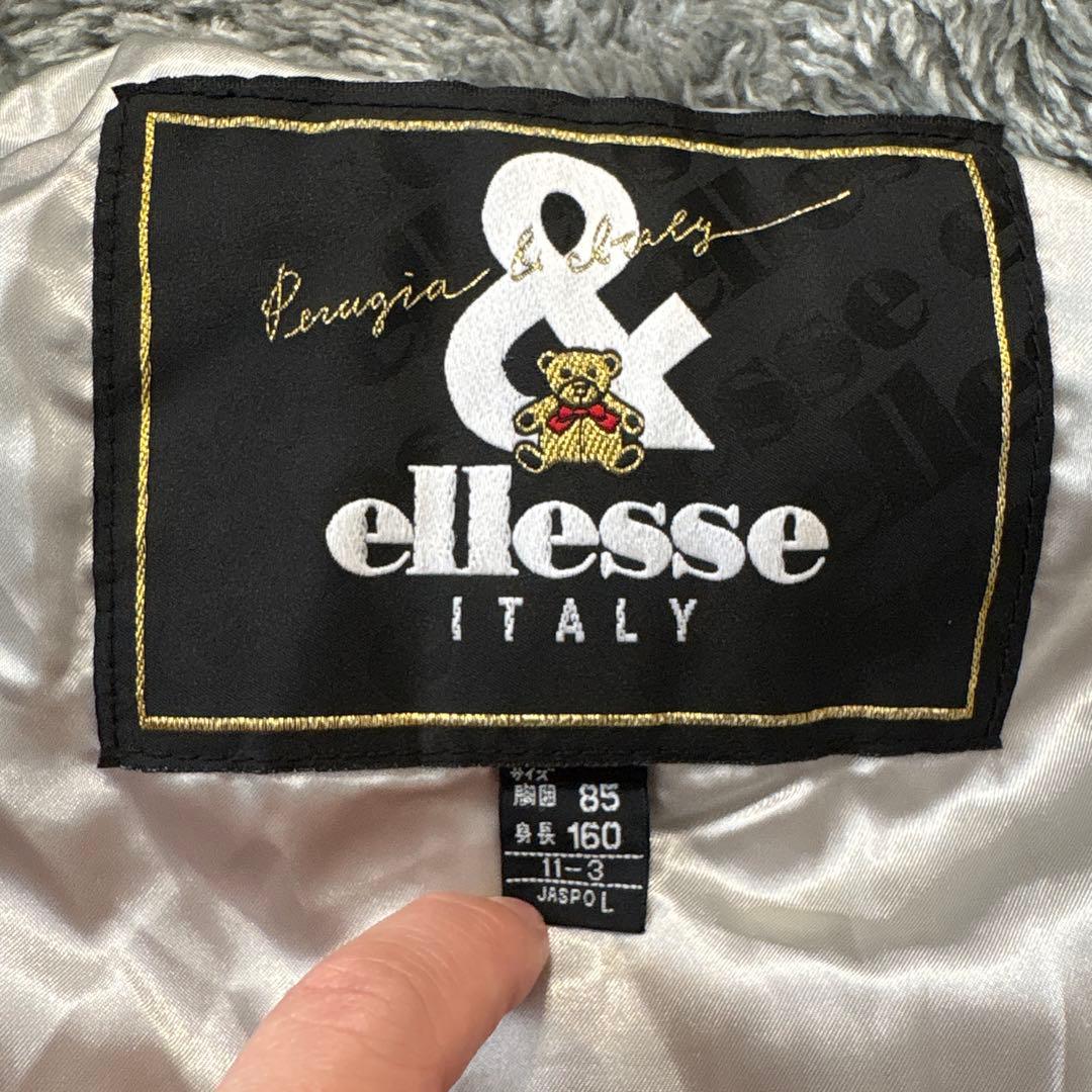 新品同様 ellesse エレッセ 上下セット JASPO（11-3／Lサイズ）