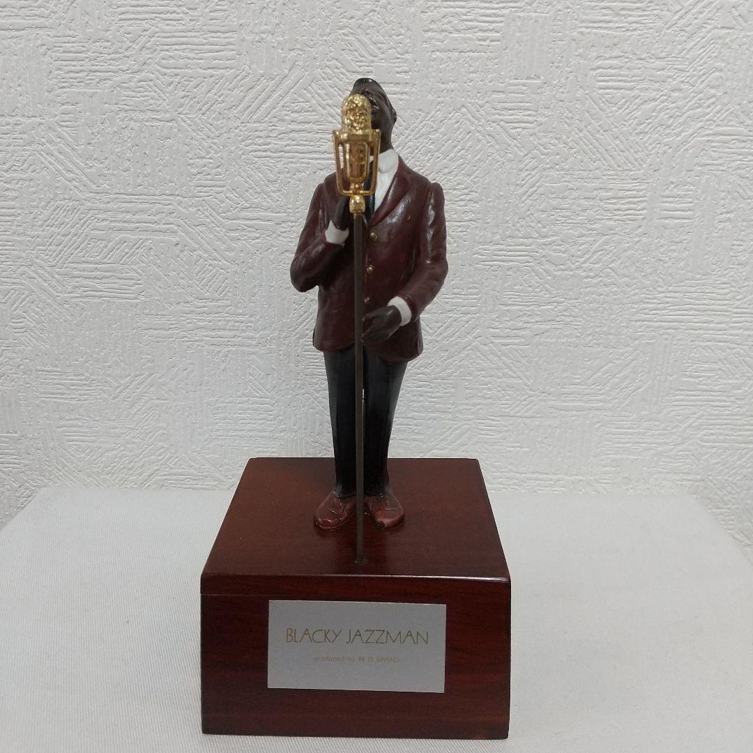 BLACKY JAZZMAN ジャズ歌手 フィギュアオルゴール