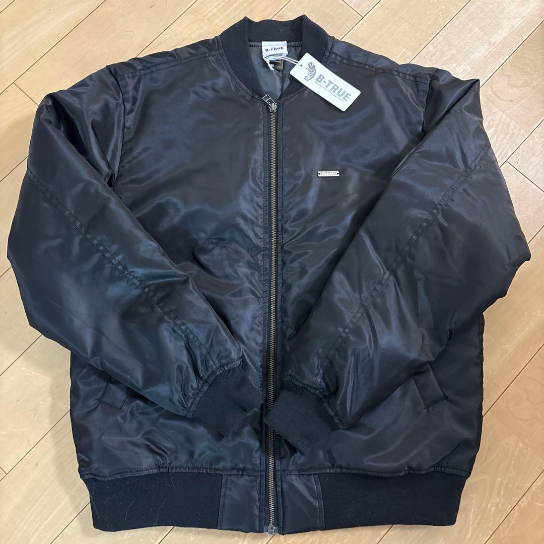 ☆新品☆エバーグリーン　B-TRUE　MA-1　ジャケット　ブラック
