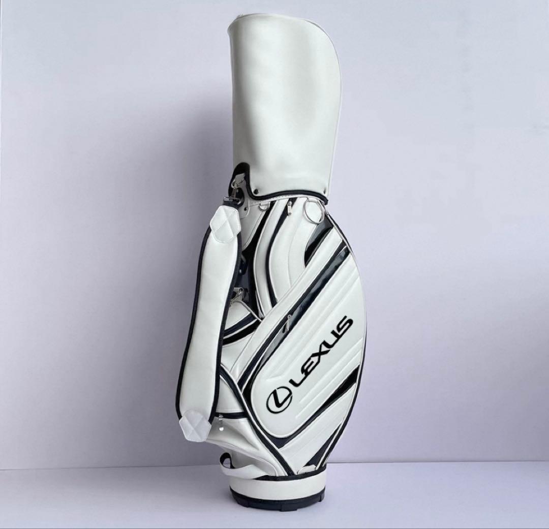 Lexus ホワイト キャディバッグ