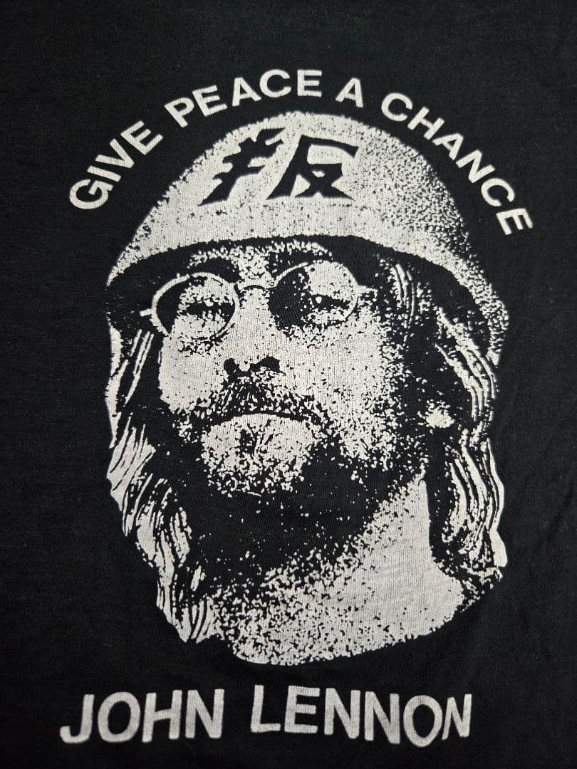 ジョンレノン GIVE PEACE A CHANCE 　80s vintage