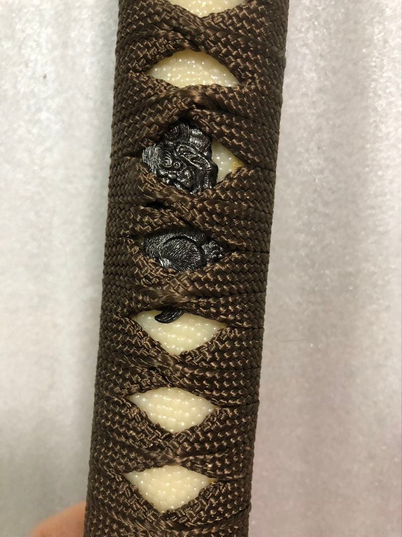 美品 模造刀　打刀　朱鞘　鞘付き長さ約105cm 26A14