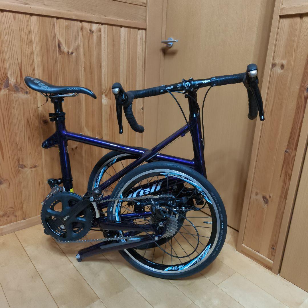 Tirell FX 折りたたみ自転車 20インチ パープル